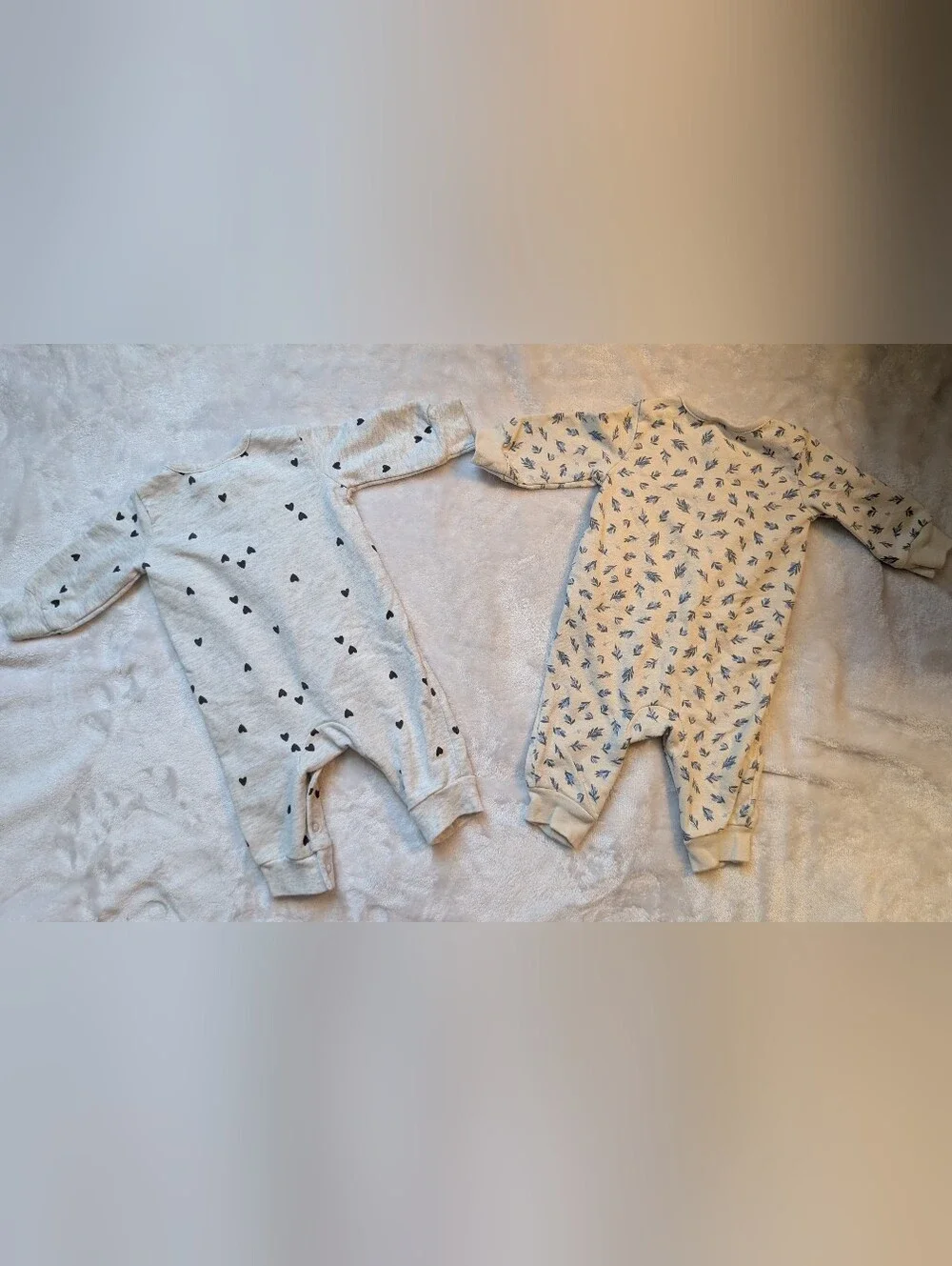 Carter’s Jumpsuit Set • Size 3M • NWOT Hearts & Leaves